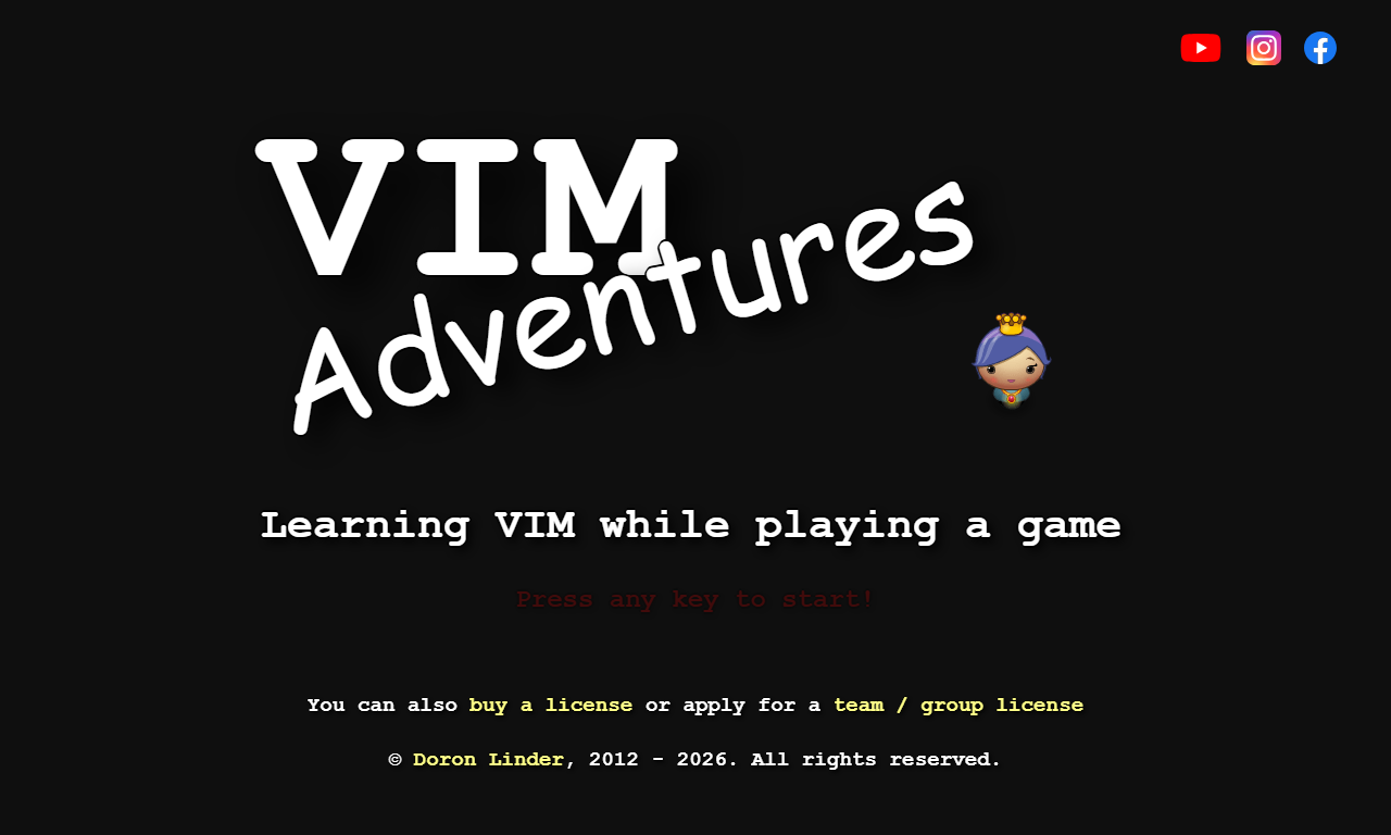 VIM Adventures - 塞尔达式VIM命令学习冒险游戏