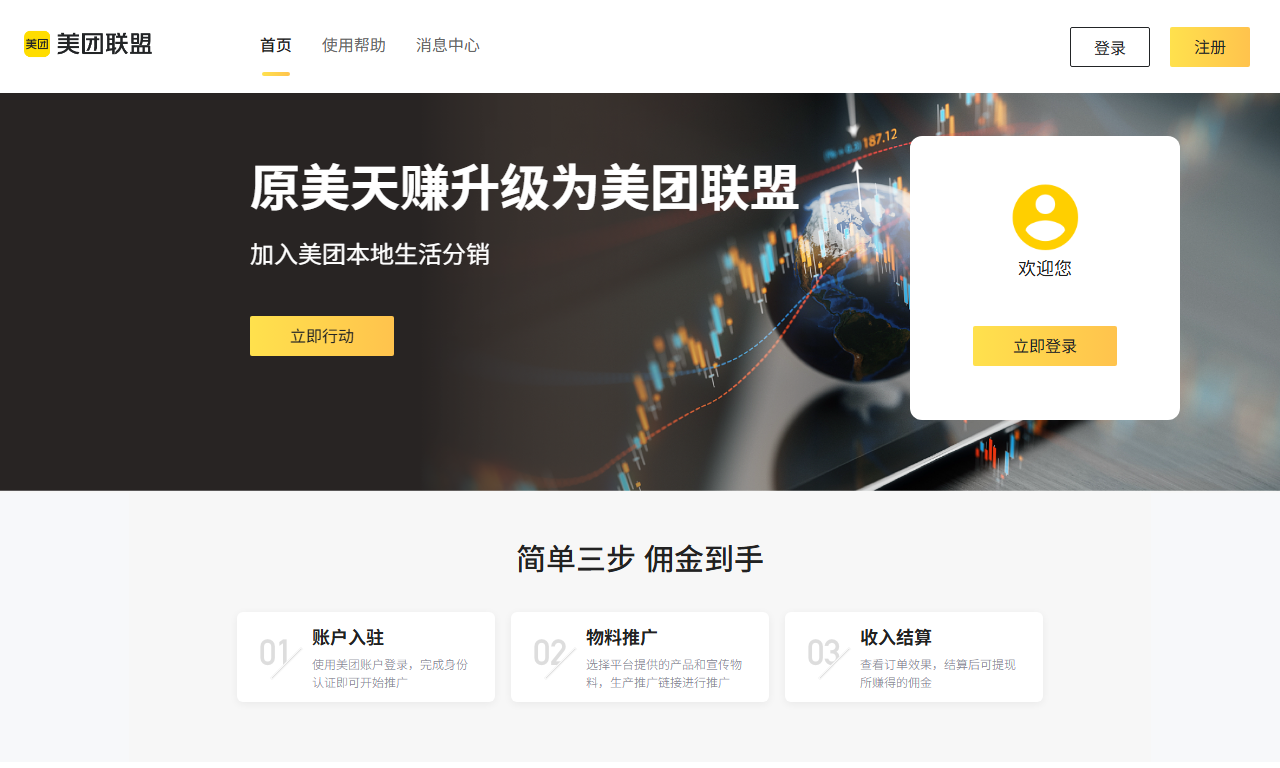 美团联盟 - 本地生活服务营销联盟平台