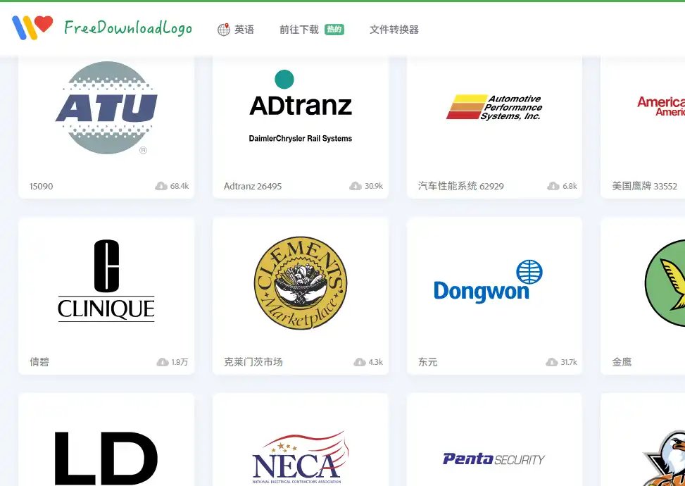 FreeDownloadLogo-免费的免费矢量Logo素材搜索平台