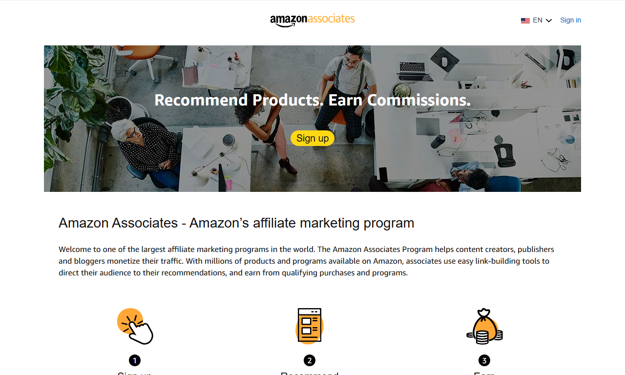 亚马逊联盟 - Amazon Associates全球联盟营销计划