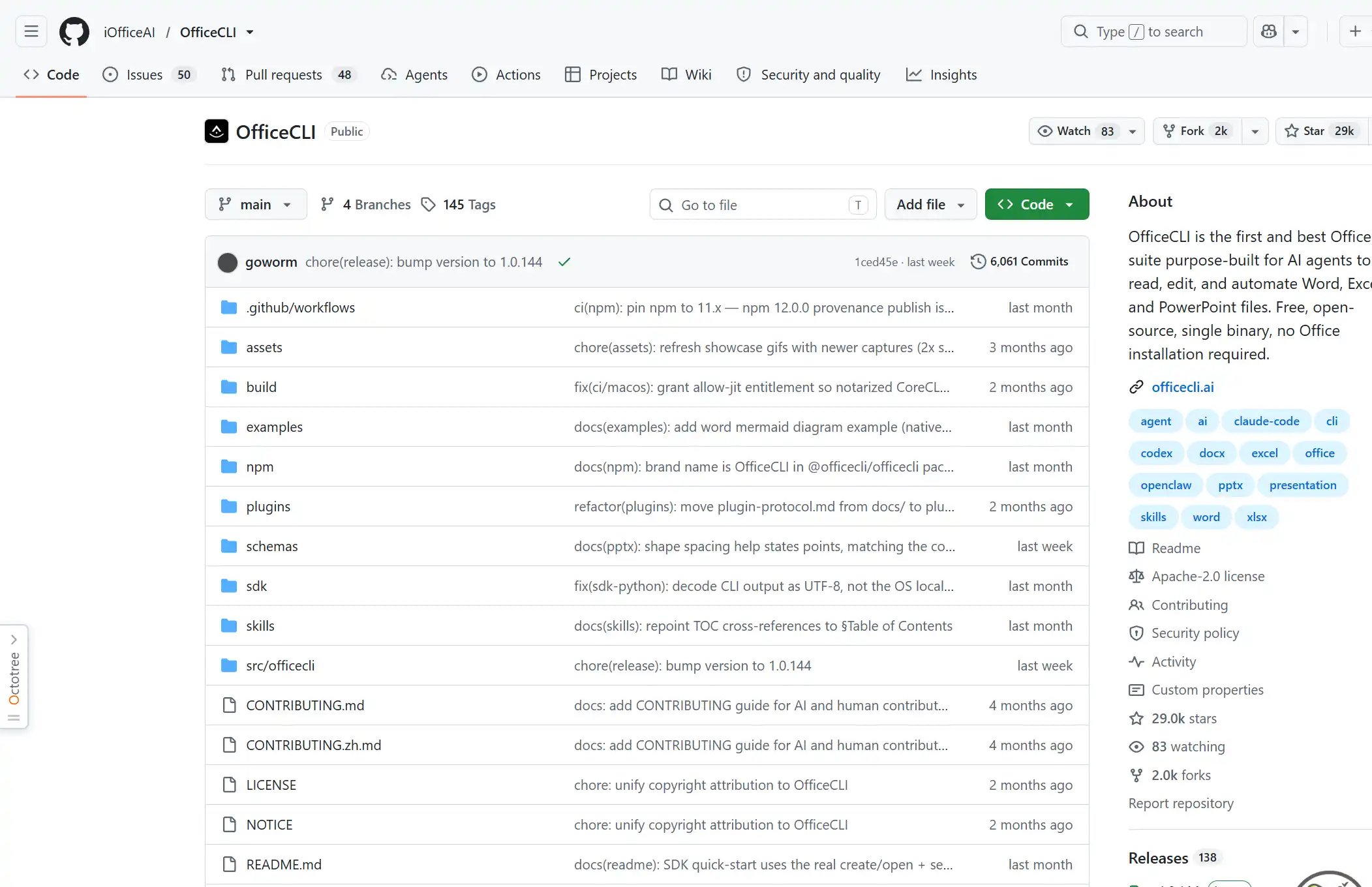 AI Agent读写Word、Excel与PPT的办公自动化工具-高效OfficeCLI推荐