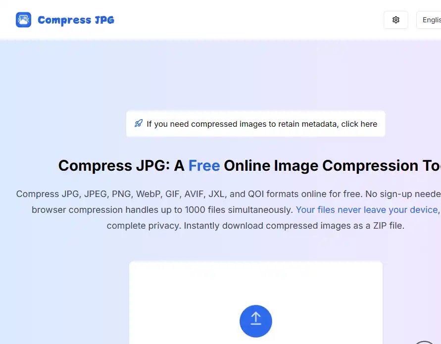 Compress JPG-免费的免费在线图片压缩与隐私处理工具