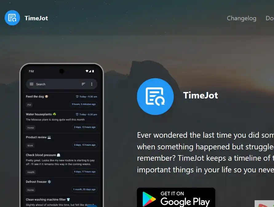 TimeJot-高效简洁易用的事件记录与时间追踪工具推荐