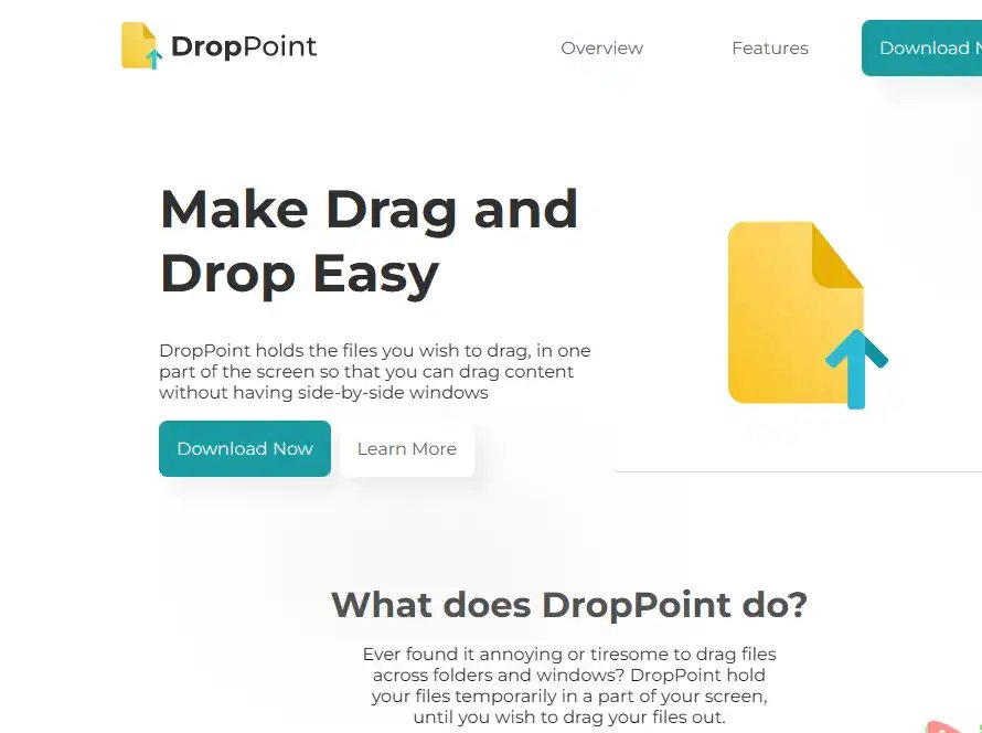 DropPoint-免费跨平台文件拖拽与快速中转工具平台