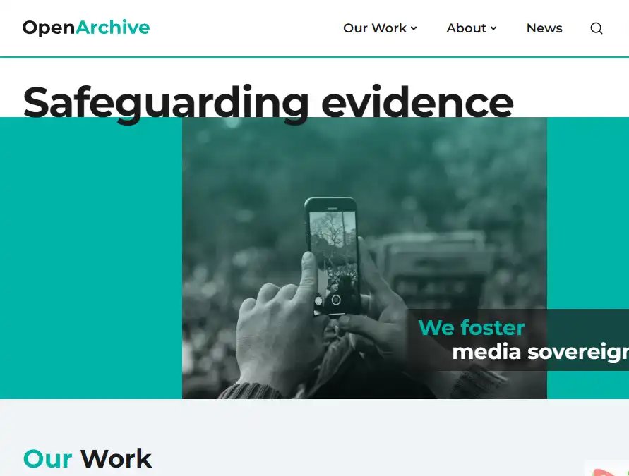 Save by OpenArchive-手机媒体归档与隐私存储工具平台