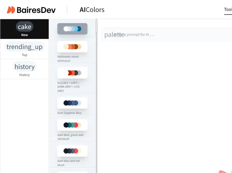 AI Colors-高效免费在线 AI 配色方案生成与实时预览工具推荐