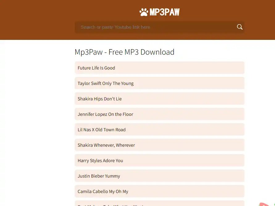 MP3Paw-免费MP3音乐搜索工具在线查找歌曲与音频下载指南平台